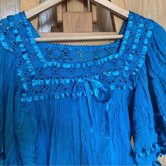 Blue fairy blouse! - Picture 2 of 7